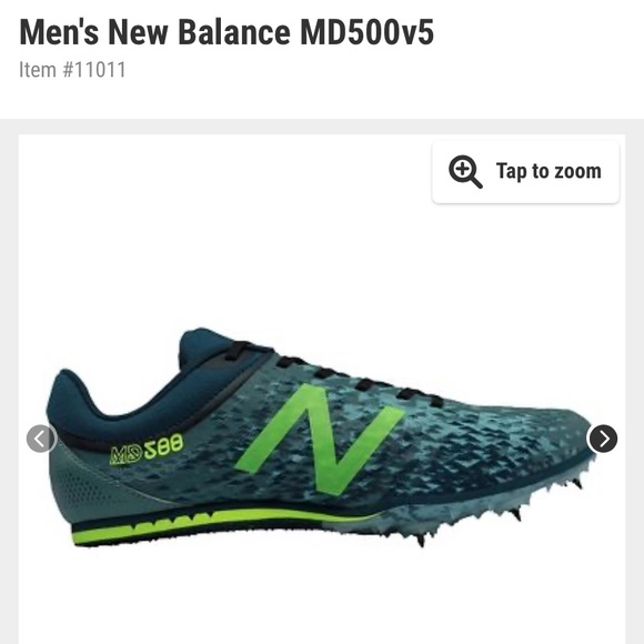 Men’s New Balance Track Spike Running Shoes - Picture 6 of 6